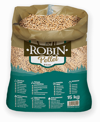 worek pelletu opałowego Robin do kupienia w Lipianach lub sklepie internetowym